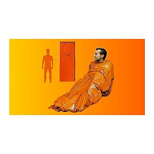 Saco de Dormir de Emergência Térmico Mylar – À Prova d’Água e Portátil