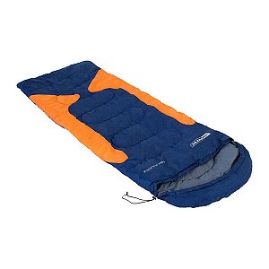 Saco de Dormir NTK Freedom -3,5°C Envelope Azul Laranja