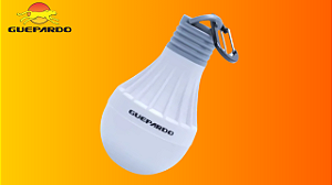 Lâmpada LED Guepardo Tent Megalite 80 Lúmens Camping