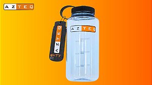Garrafa Naty 1L Ultra Resistente BPA Free Azteq Azul