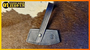 Bainha de Couro Preta Cutelaria 01 para Machado Bahco Universal HUS-1.0-650