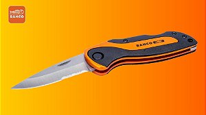 Bahco - Canivete Esportivo KBSK-01 Dobrável em Aço Inoxidável