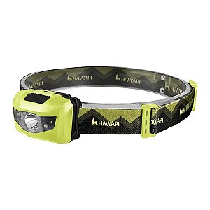 Lanterna de Cabeça Hawapi 100 Lúmens Verde Limão IPX4