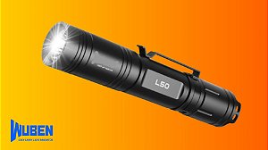 Lanterna Tática Wuben L50 Recarregável 1200 Lúmens IP68