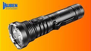 Lanterna UV e Luz Branca Wuben P26 500 Lúmens 365nm