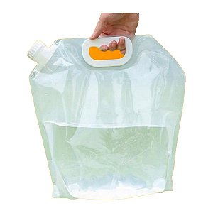 Galão Dobrável para Água 8 Litros Portátil e Reutilizável