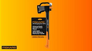 Machado de Corte Fiskars X-Series X15 com Cabo Absorvedor de Impacto 58,4 cm