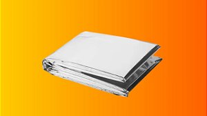 Cobertor de Emergência Aluminizado PET para Sobrevivência 210 x 160 cm