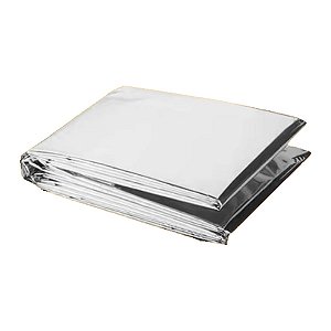 Cobertor de Emergência Aluminizado PET para Sobrevivência 210 x 160 cm