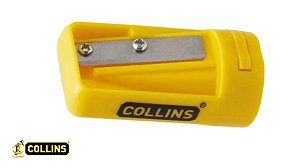 Apontador para Lápis de Carpinteiro Collins Amarelo