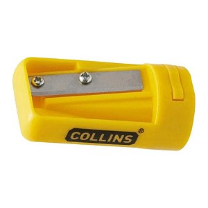 Apontador para Lápis de Carpinteiro Collins Amarelo