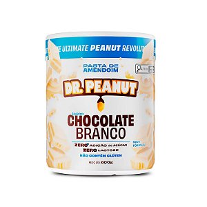 Pasta de Amendoim sabor Chocolate Branco 600g - Dr Peanut