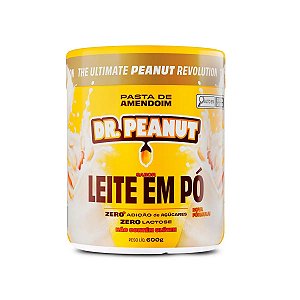 Pasta de Amendoim sabor Leite em Pó 600g - Dr Peanut