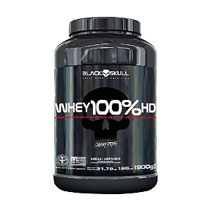 Whey 100% HD Baunilha 900g - Black Skull