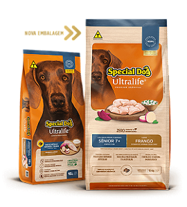 Special Dog - Ultralife - Frango - Sênior 7+ Raças Média e Grande