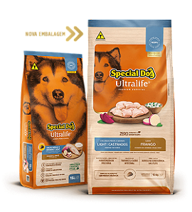 Special Dog - Ultralife - Light - Frango - Castrados - Raças Média e Grande