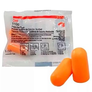 Protetor Auricular Espuma 3M 1110 com Cordão CA 5674
