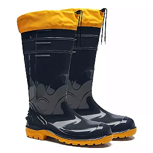 Bota PVC Cano Longo com Polaina Bracol 85BPL600PL