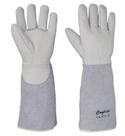 LUVA VAQUETA (PALMA) E RASPA (antebraço) - PUNHO 15 CM - MARCA CONFORTO ref L43VR30G-10-G