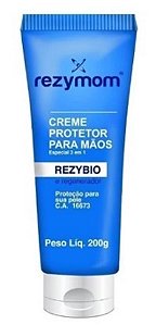 CREME REZYMOM 3 EM 1 REGENERE - 200G - ÁGUA RESISTENTE, ÓLEO, PINTURA E ACIDO RESISTENTE - MARCA REZYMOM