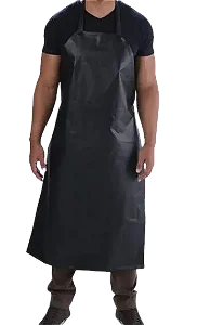 AVENTAL PVC PRETO - 1,20 X 0,60M - MARCA PROT-CAP - COD 735PR