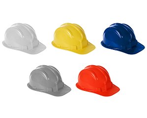 CAPACETE DE SEGURANÇA PLT COM CARNEIRA PLÁSTICA - PLASTCOR