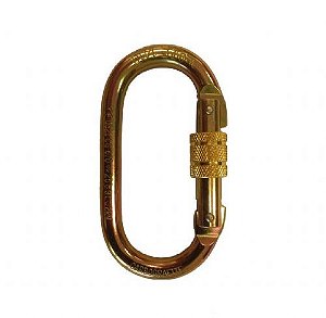 MOSQUETÃO OVAL CG670 – TRAVA ROSCADA – MARCA CARBOGRAFITE – COD 012293412