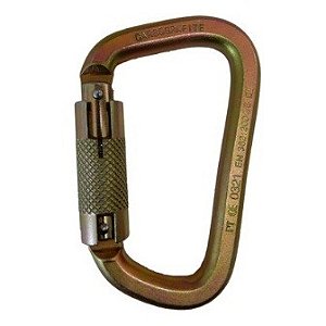 MOSQUETÃO CG 654 – TRAVA TRIPLA - MARCA CARBOGRAFITE – COD 012577112
