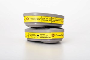 PAR DE FILTRO VO/GA - PARA RESPIRADOR 7600 - MARCA PROTECFACE REF 7003