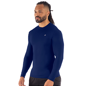 Camiseta Térmica Skin New Poker – Segunda Pele - Cor Azul Marinho
