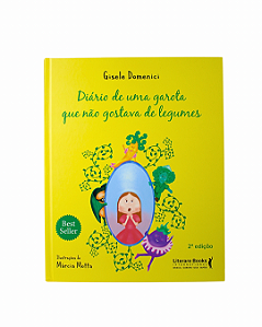 Livro Diário de uma garota que não gostava de legumes - CAPA DURA
