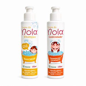 Kit Viagem Shampoo e Condicionador 100ml Turma da Nola