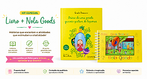 Kit Nola Goods e Livro Diário de uma Garota que Não Gostava de Legumes Turma da Nola