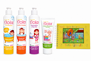 Kit Completo Cosméticos Turma da Nola + Nola Goods
