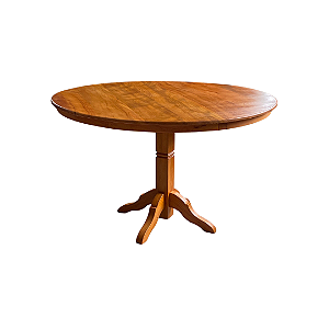 Mesa Rústica Redonda Mineira 4 Lugares em Madeira Maciça de Demolição