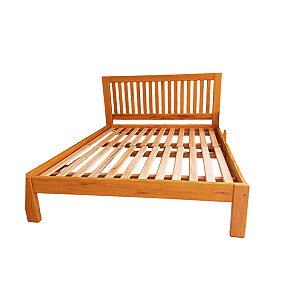 Cama Rústica Mineira em Madeira Maciça de Demolição