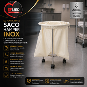 Suporte Para Saco Hamper Inox