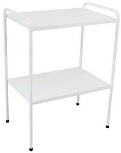 Mesa Auxiliar em Pintura Epóxi 40x60x80cm com Ponteira