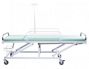 Carro Maca Hospitalar Padiola Com Elevação INOX