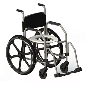 Cadeira de Banho/Higiênica Roda Grande - 120kg