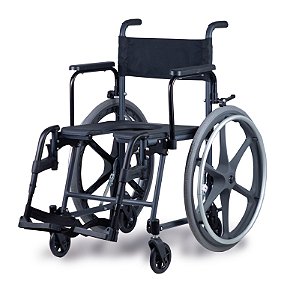 Cadeira de Banho com Rodas Grandes Traseiras B20A - 160kg