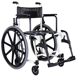 Cadeira de Banho  com Rodas Grandes Traseiras B20A - 160kg