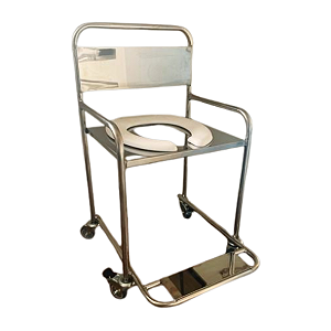 Cadeira para Banho Inox 150Kg com Assento