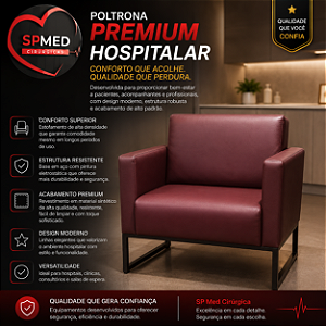 Poltrona Cadeira Premium Hospitalar