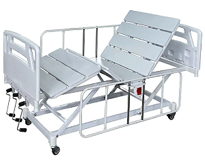 CAMA FOWLER MANUAL COM ELEVAÇÃO DE LEITO SEMI LUXO