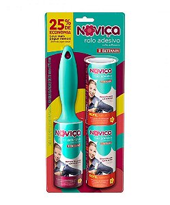 Rolo Adesivo (Grande) Noviça + 2 Refis 30 folhas 78 mm x 175 mm - Bettanin