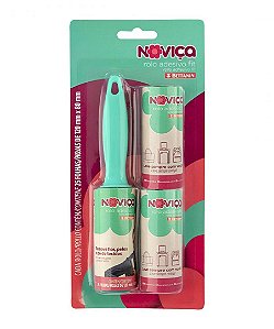 Rolo Adesivo Fit (Pequeno) Noviça + 2 Refis 25 folhas 120 mm x 80 mm - Bettanin