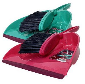 Kit Escova Varremesa + Pá para Lixo Clipá Noviça - Bettanin
