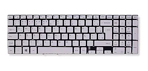 Teclado Notebook Samsung Np350xaa Np350xbe Branco Br Abnt2