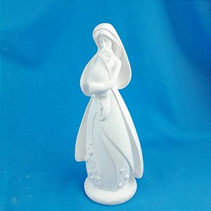 MAE RAINHA 25 CM - GESSO